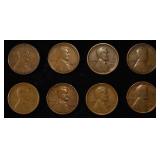8 NICE EARLY SEMIKEY WHEAT CENTS