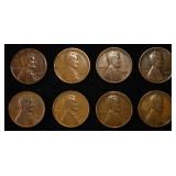 8 NICE EARLY SEMIKEY WHEAT CENTS