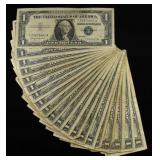 (20) $1 SILVER CERTIFICATED