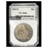 1873-CC TRADE DOLLAR PCI BU