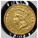 1885 $1 GOLD TYPE3 BU