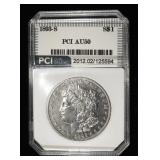 1893-S MORGAN DOLLAR PCI AU