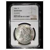 1896 MORGAN DOLLAR NGC AU DETAILS