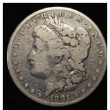 1881 MORGAN DOLLAR