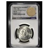 1952 50C COMMEM WASHINGTON-CARVER NGC MS64