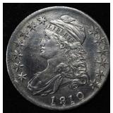1810 CAPPED BUST HALF DOLLAR AU