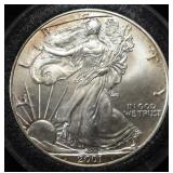 2001 AMERICAN SILVER EAGLE