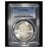 1882-S MORGAN DOLLAR PCGS MS-63