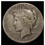 1922-S PEACE DOLLAR