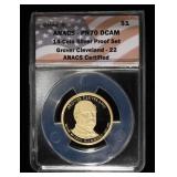 2012-S $1 GROVER CLEVELAND ANACS PR70 DCAM
