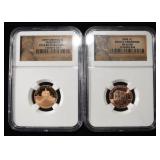 2009-P & S LINCOLN CENTS NGC MS66 & PF69 UCAM