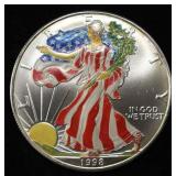 1998 AMERICAN SILVER EAGLE COLORIZED