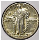 1924 STANDING LIBERTY QUARTER BU