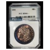 1891 MORGAN DOLLAR PCI CH/GEM BU