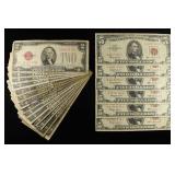 (14) $2 & (6) $5 RED SEAL NOTE