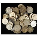 (50) 90% SILVER ROOSEVELT DIMES