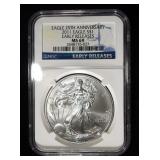 2011 AMERICAN SILVER EAGLE PCGS MS69