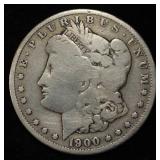 1900-O MORGAN DOLLAR DAMAGED