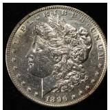 1896 MORGAN DOLLAR AU/BU