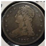 1837 CAPPED BUST HALF DOLLAR