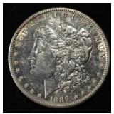 1889-S MORGAN DOLLAR AU