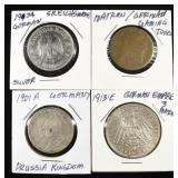 (4) GERMAN COINS