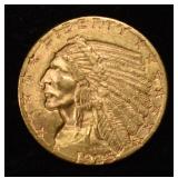 1925-D $2.5 GOLD INDIAN AU/BU