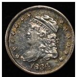 1834 BUST HALF DIME AU