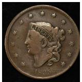 1835 CORONET HEAD CENT