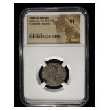 AD 253-268 GALLIENUS BI DOUBLE-DENARIUS NGC VF