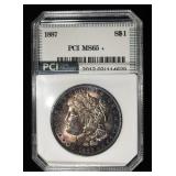 1887 MORGAN DOLLAR PCI GEM BU