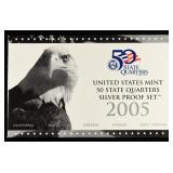 2005 SILVER QUARTER PROOF SET