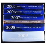 2005-2009 US PROOF SETS