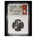 2020-W 'V75' WASHINGTON QUARTER NGC MS65