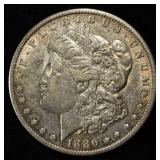 1886-O MORGAN DOLLAR XF/AU