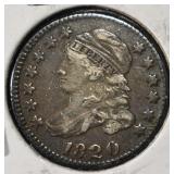 1820 LIBERTY CAP DIME