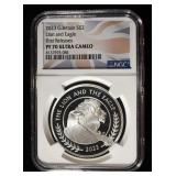 2023 G. BRITAIN LION AND EAGLE NGC PF70 UCAM