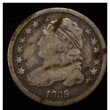 1835 BUST DIME VG