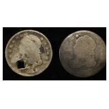 (2) BUST DIMES LOW GRADE