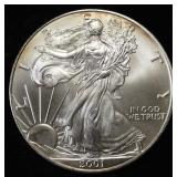 2001 AMERICAN SILVER EAGLE