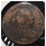 1805 DRAPED BUST HALF CENT