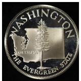 WASHINGTON 1 OZ 92.5 % SILVER ROUND