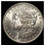 1884-O MORGAN DOLLAR BU