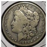 1885-O MORGAN DOLLAR