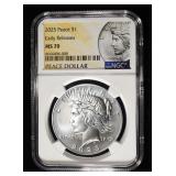2025 PEACE DOLLAR NGC MS70
