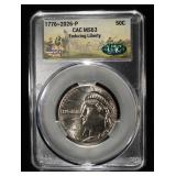 1776-2026-P ENDURING LIBERTY HALF DOLLAR CAC MS-62