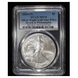 2024-P AMERICAN SILVER EAGLE PCGS MS70