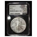 2022 AMERICAN SILVER EAGLE NGC MS70