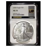2026 AMERICAN SILVER EAGLE NGC MS70