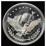 TRADE UNIT 1 OZ 0.999 SILVER ROUND